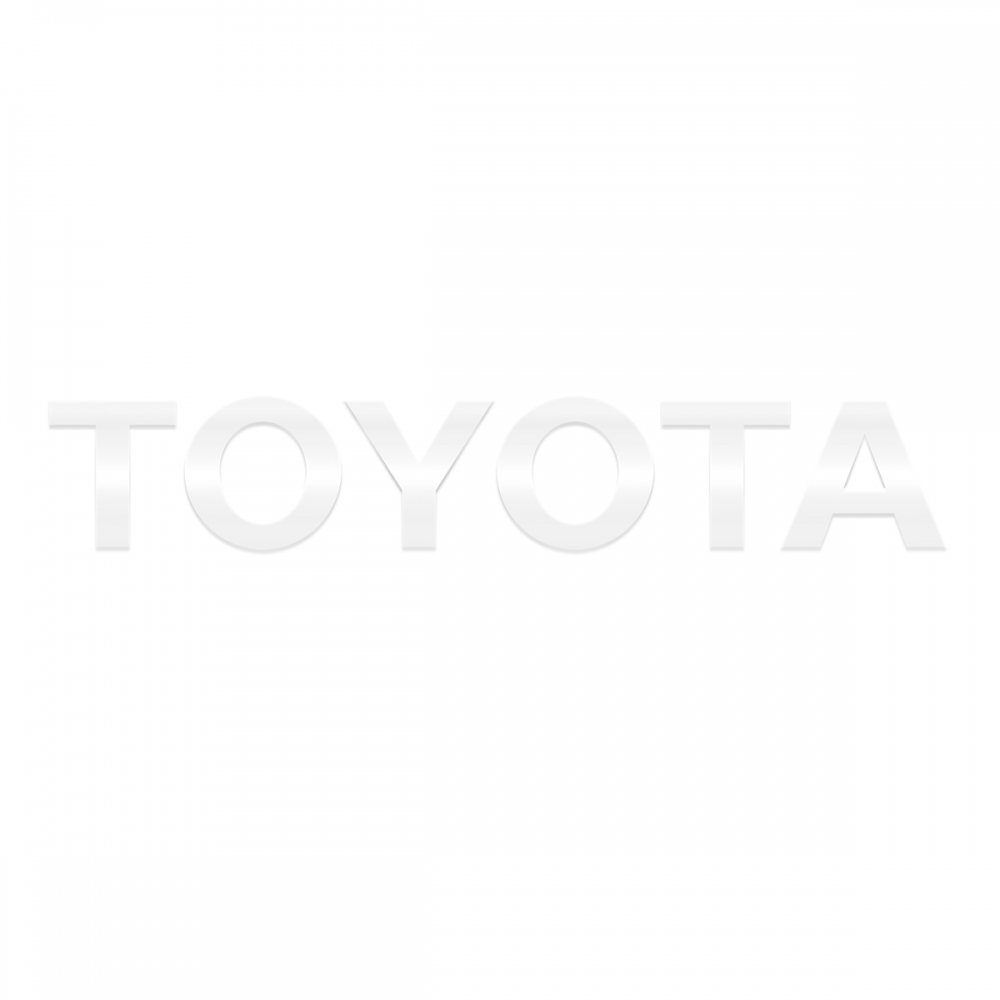 MIRROR CHROME TAILGATE DECAL : TOYOTA HILUX