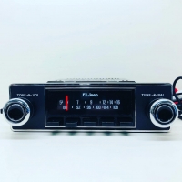 CAS SILVER-SERIES AM/FM RADIO CONVERSION : AMC JEEP CJ7/CJ10 (1974-85)