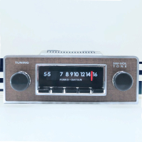 PLATINUM-SERIES BLUETOOTH AM/FM RADIO ASSEMBLY : 1970-1974 DATSUN 1200 (FERRIS AUSTRALIA) (TWEED BROWN)